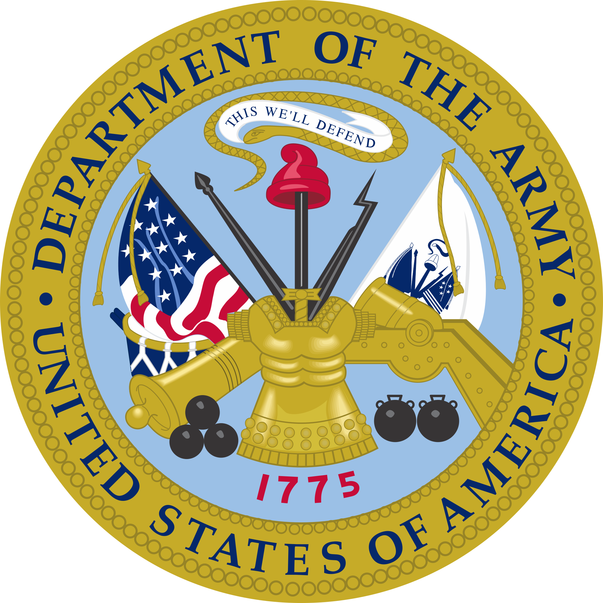 Department of the Army: This is an image of the United States Department of the Army logo.